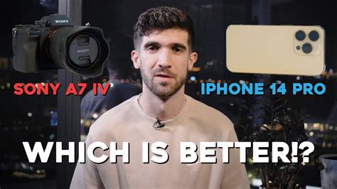 IPHONE 13 PRO vs SONY A7 IV - Side by Side Video Comparison