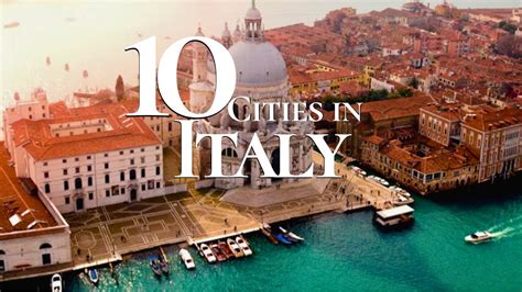 10 Most Beautiful Cities to Visit in Italy 4K   Rome  Bari  Genoa