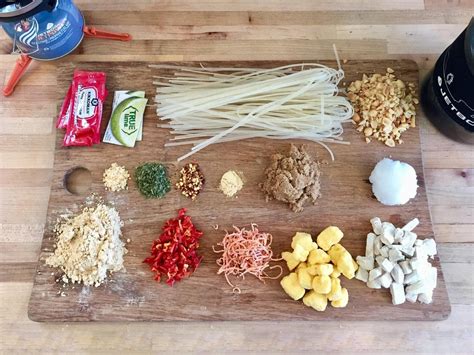 Dehydrated Pad Thai recipe for backpacking Because I cant spend 15 forgone camping meal