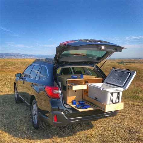 Subaru Outback Car Camping Setup